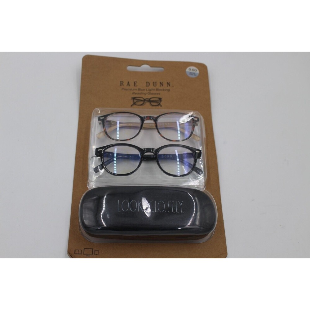 Rae Dunn Blue Light Read More reading glasses 0.00